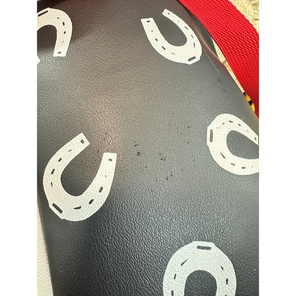 Little Packrats Mini Horse Backpack Zip‎ Closure Red Black White